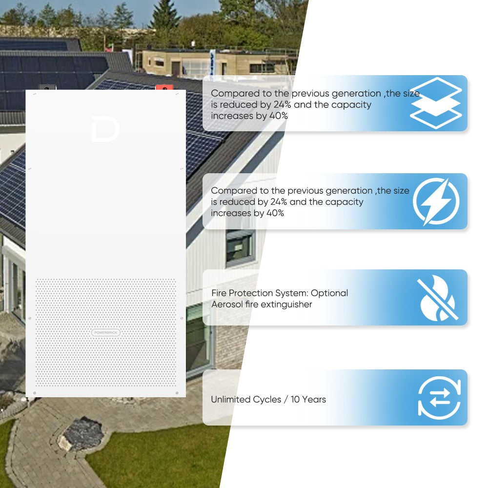 14,34kWh Dysness, Lithium batteri, LiFePO4