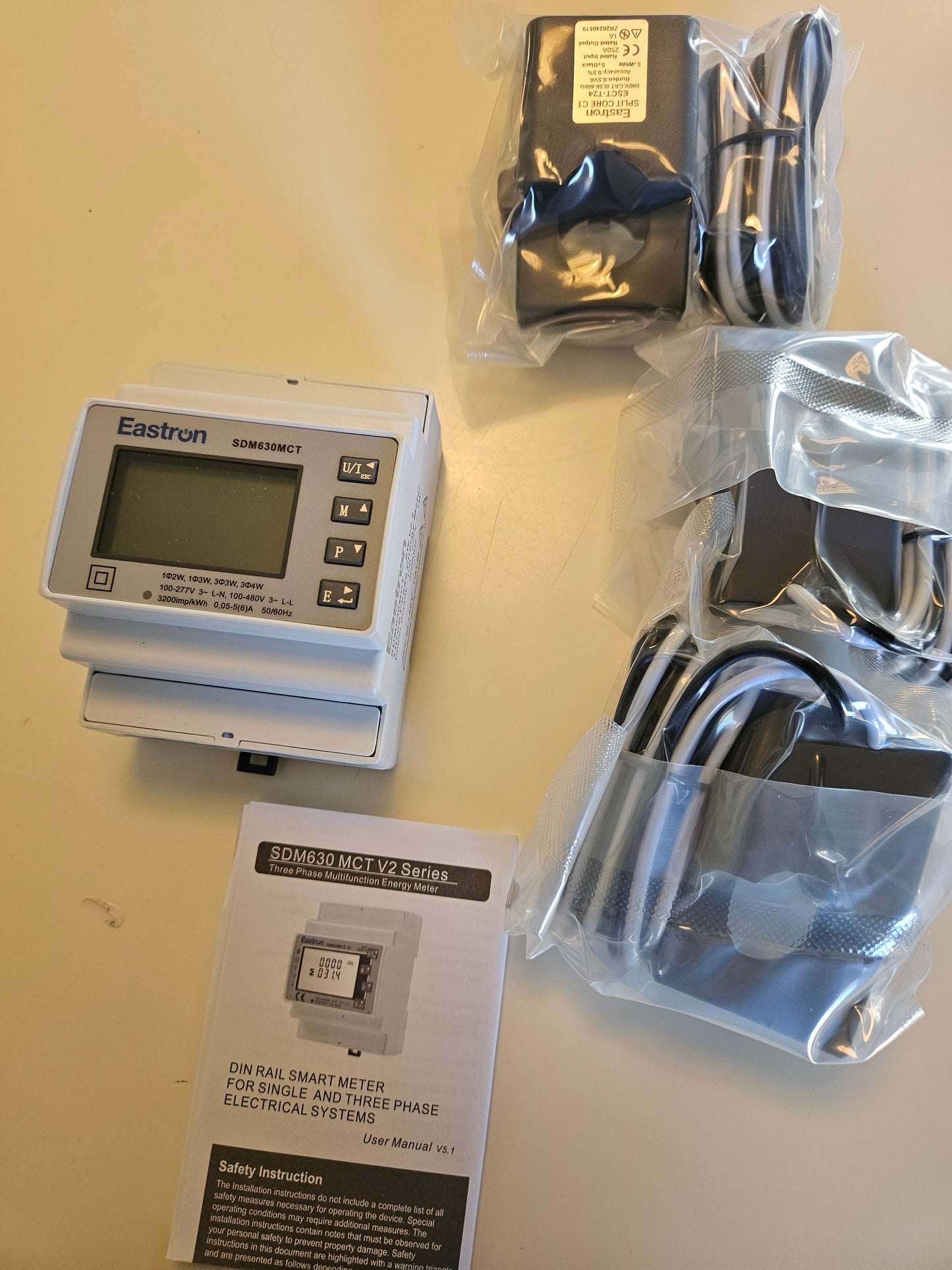 Eastron SDM630MCT 250A Smartmeter