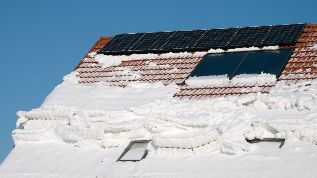 Hvor meget strøm producerer solceller om vinteren?