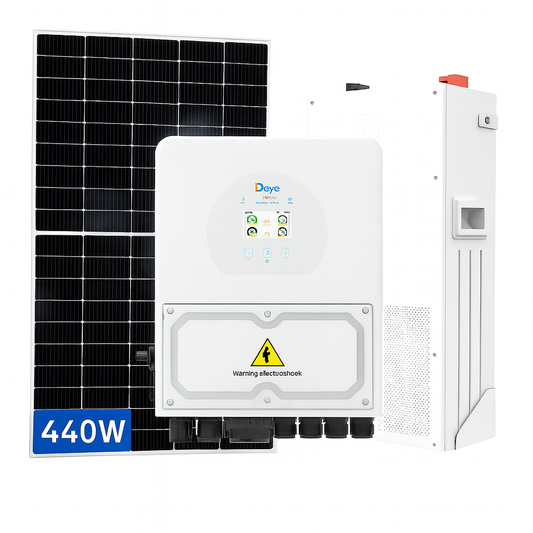 Solcelleanlæg Hybrid m. batteri (5,28kWp 1-Faset)