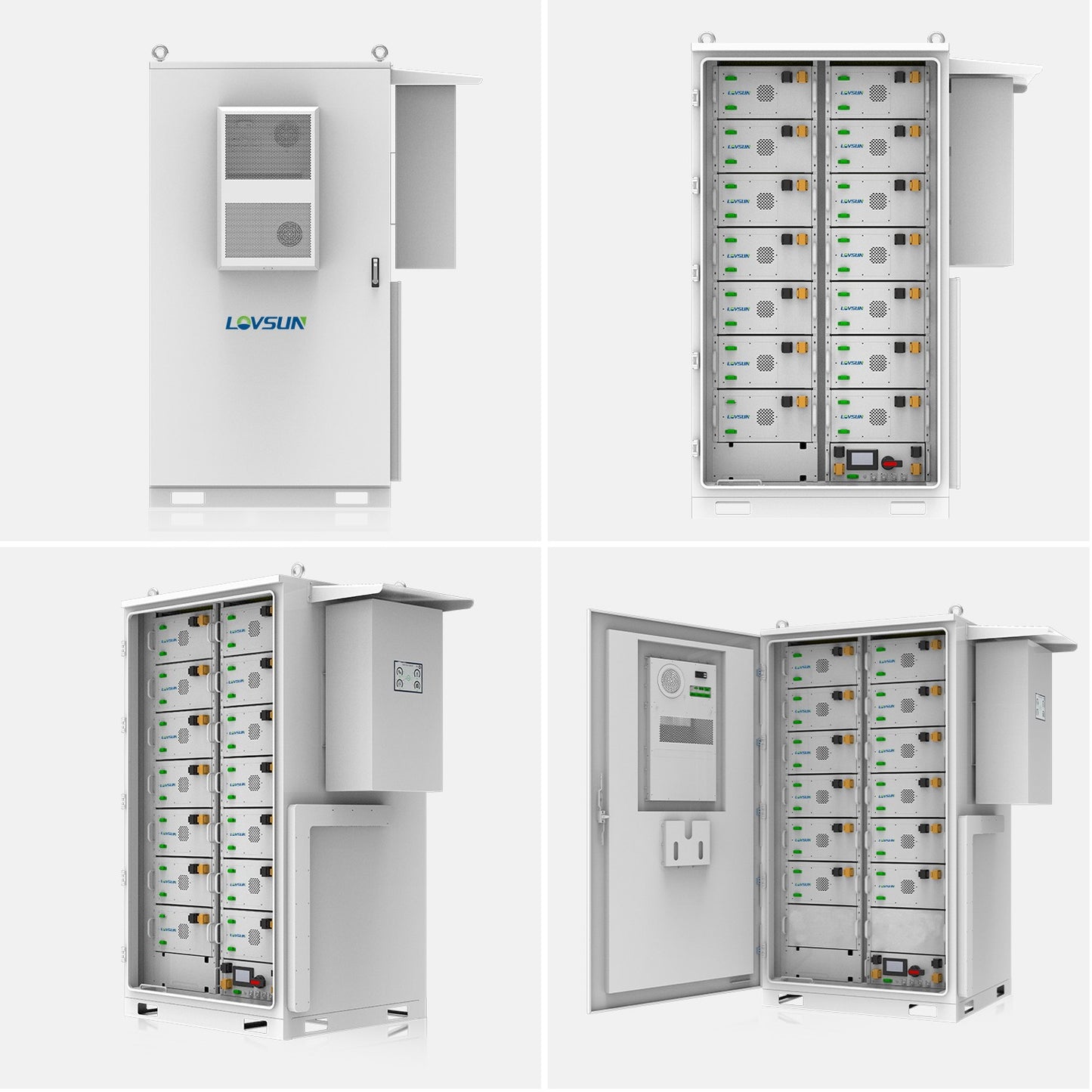 Højvolts solcelleanlæg hybrid m. batteri (99kWp med 193kWh batteri)
